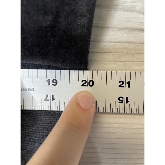 Premise Blazer Womens 8 Charcoal Heather Open Front Suit Jacket Cut & Sewn Work - Picture 5 of 11